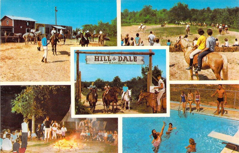 Hill and Dale Ranch - 1964 Postcard